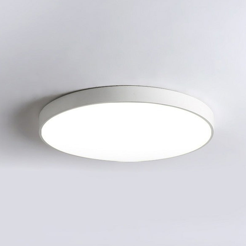 Elegante lampada da soffitto LED - Illuminazione rotonda ultrapiatta stile nordico per camera da letto