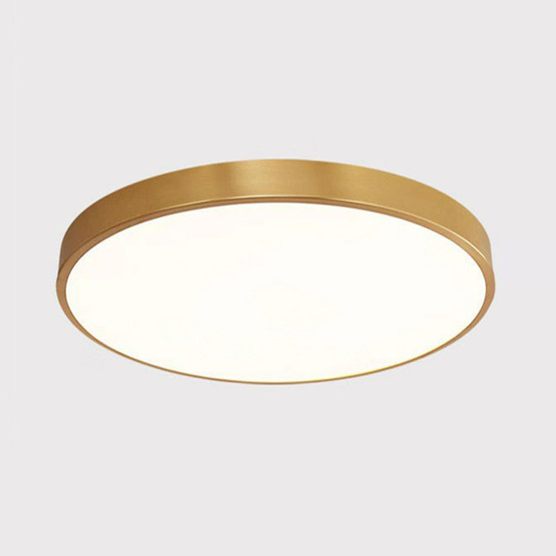 Elegante lampada da soffitto LED - Illuminazione rotonda ultrapiatta stile nordico per camera da letto