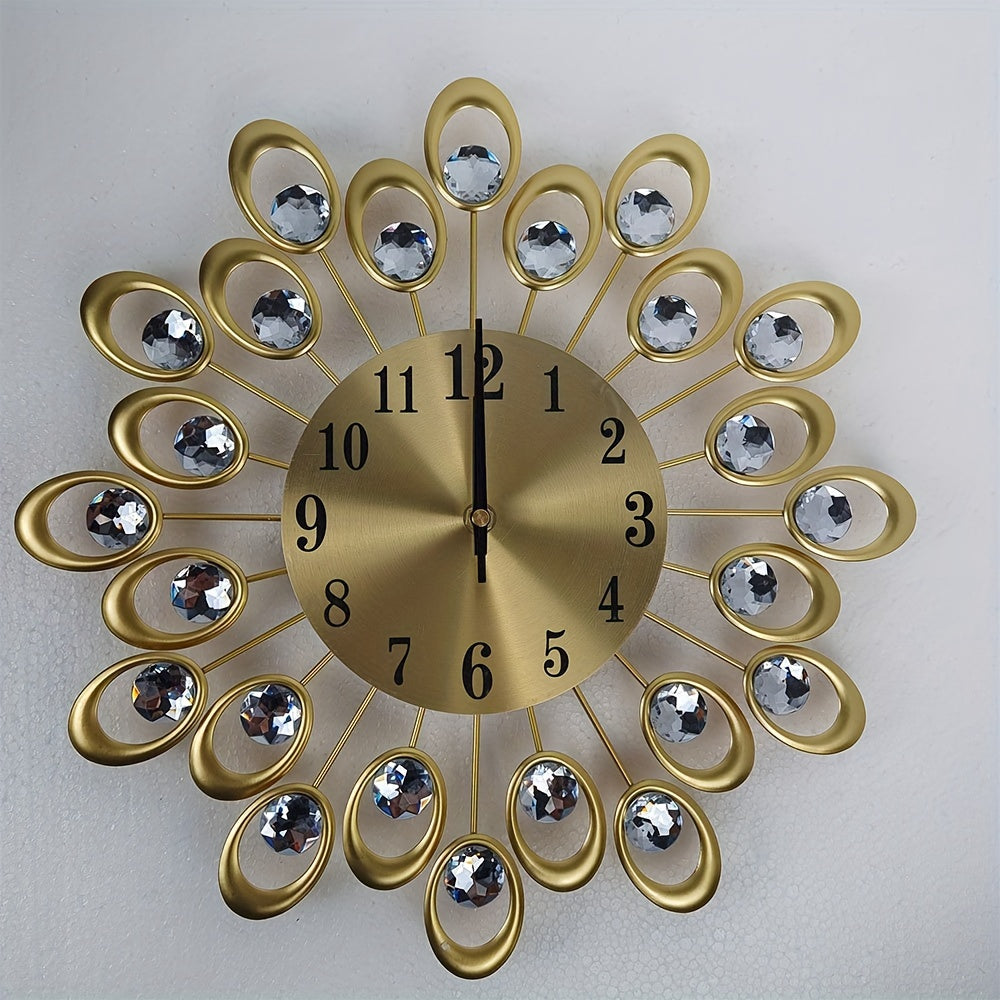Moderne Stille Metalen Wandklok