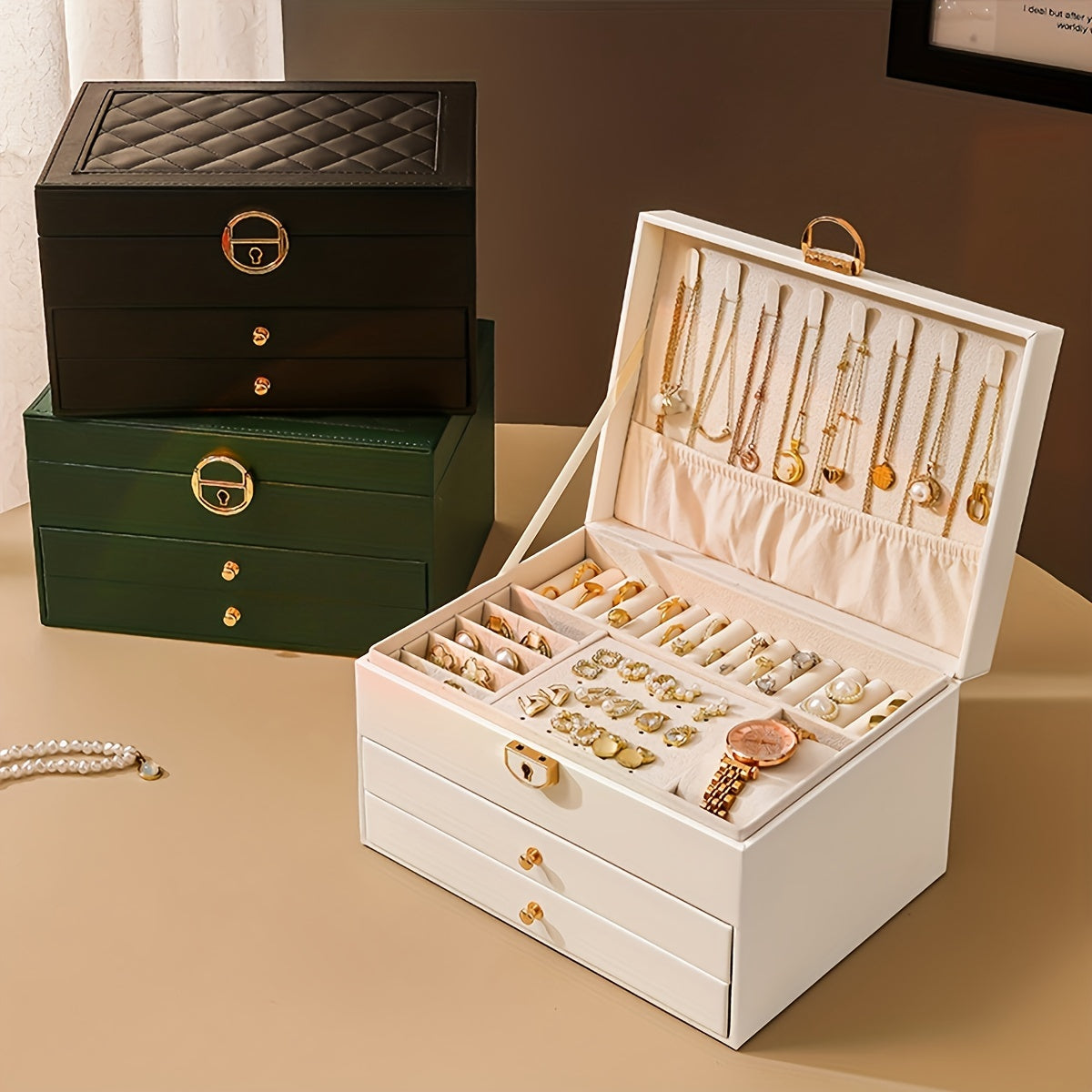 Sieraden Organizer Box – Luxe Opbergdoos voor Kettingen, Ringen en Armbanden