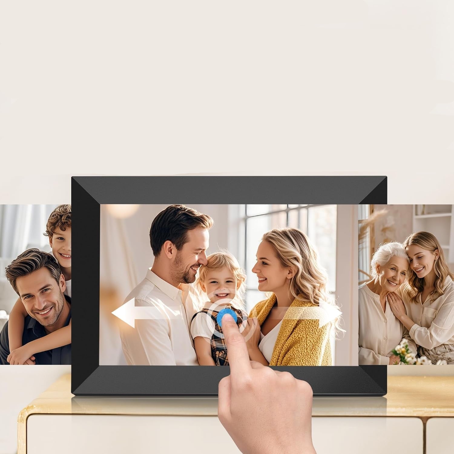 Digitale Foto Raam WiFi IPS Touchscreen 32GB Geheugen 10.1 Inch