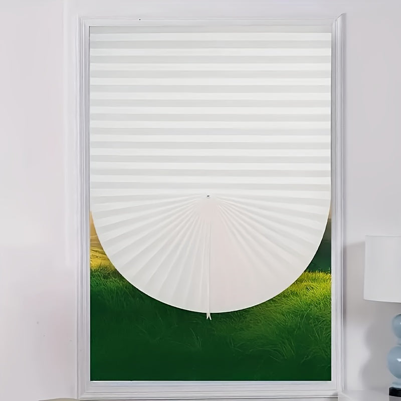1 Stuk Snoerloze Verduisterende Gordijn - Lichtfilterend, Gevouwen Raambekleding voor Woonkamer en Slaapkamer