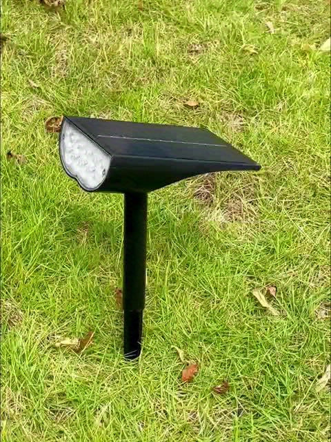 SolarSpot - 9 LED Solar Lawn Lighting for Garden and Landscape