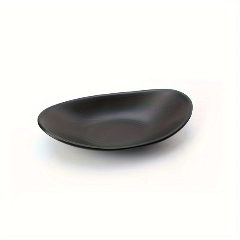BlackTray - Ovale Zwarte Sieraden- & Sleutelbak | Gepolijste Metalen Organizer