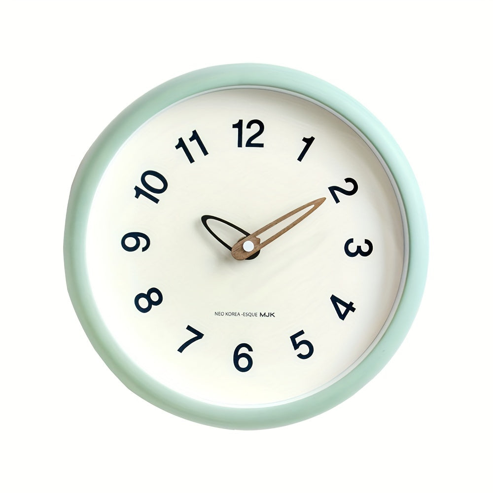 SilenceTime - Reloj de pared silencioso de 10 pulgadas para dormitorio y sala de estar