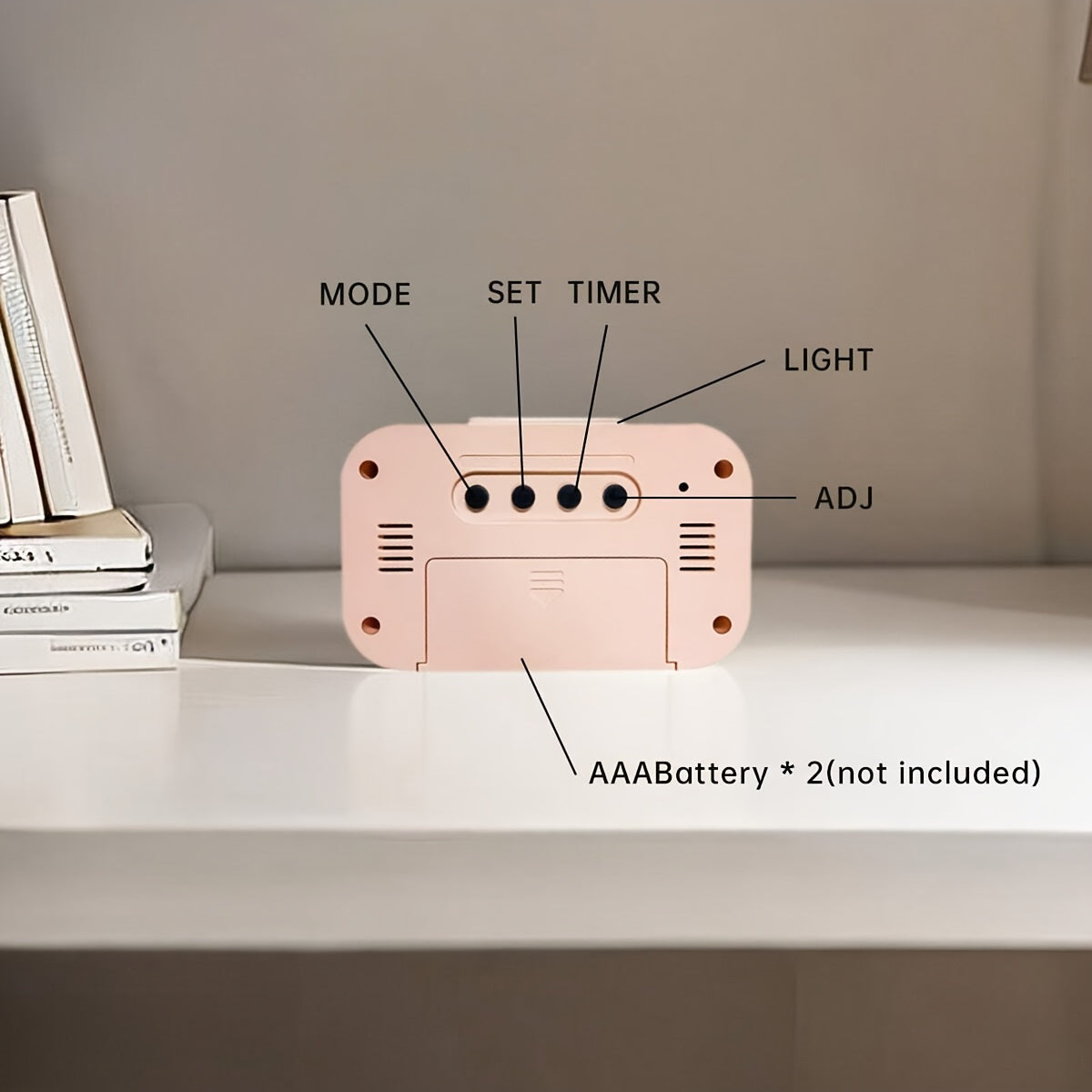GlowClock - Digitale Wekker met Datum- en Lichtweergave
