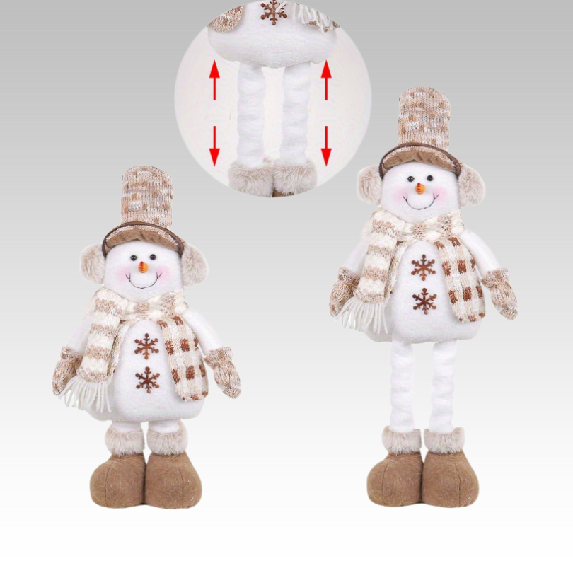 HolidaySet - Rekbare Sneeuwpop & Rendier Poppen