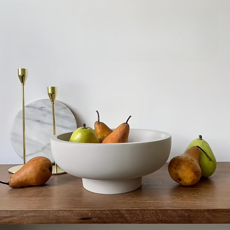 StonePedestal - Grote Betonnen Voetstuk Kom voor Keuken & Gangtafel