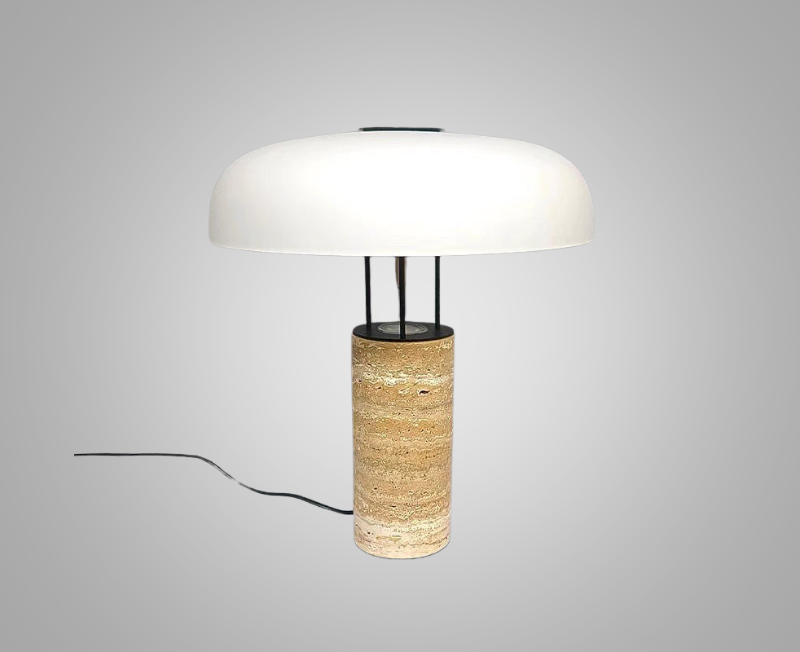 LuxeGlow - Marmeren Bureaulamp met Tijdloos Design