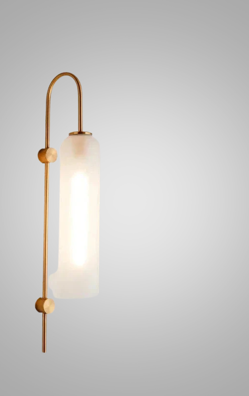 GlassGlow - Moderne LED Wandlamp van Glas