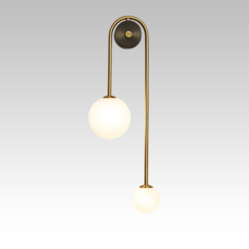 AuroraGlass Wandlamp - Moderne LED Lamp voor Slaapkamer en Woonkamer