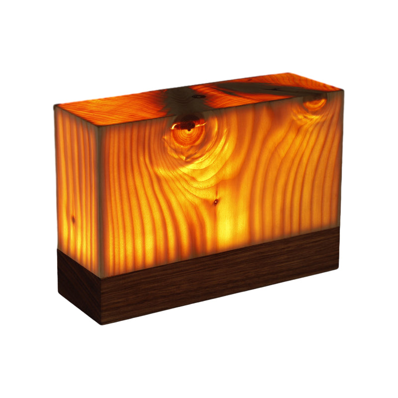 LumiHout - LED Tafellamp met Accu en Touch Control