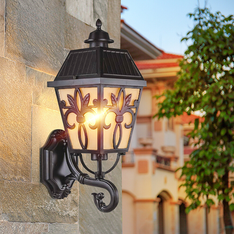 LumiLantern - Vintage Outdoor Lantern in Retro Design – Weatherproof Garden and Driveway Lighting, Energy Efficient & Decorative