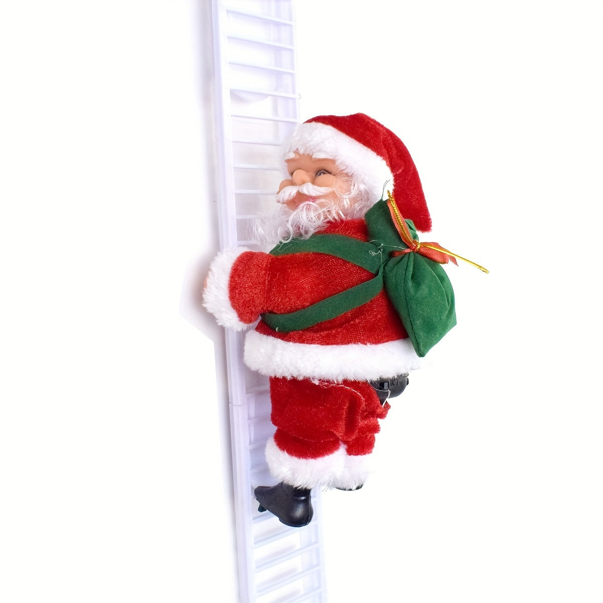 SantaLadder - Zingende & Klimmende Kerstman Decoratieset op Batterijen