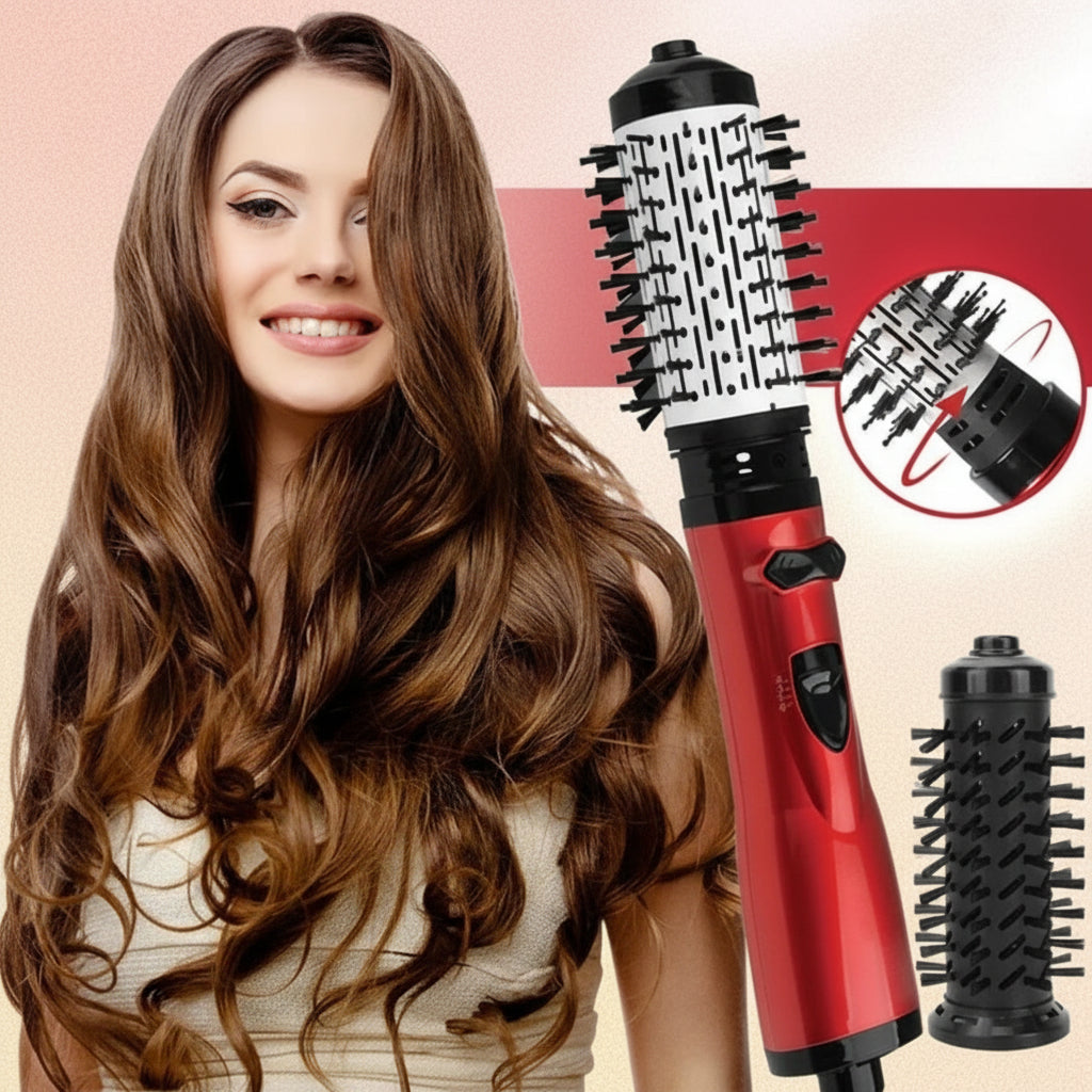 3-in-1 Hot Air Hair Styler and Dryer Rotating Brush Set 0