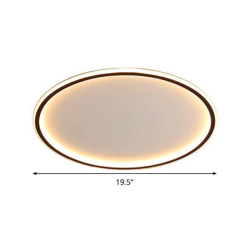 Lámpara de techo LED de estilo escandinavo con control remoto