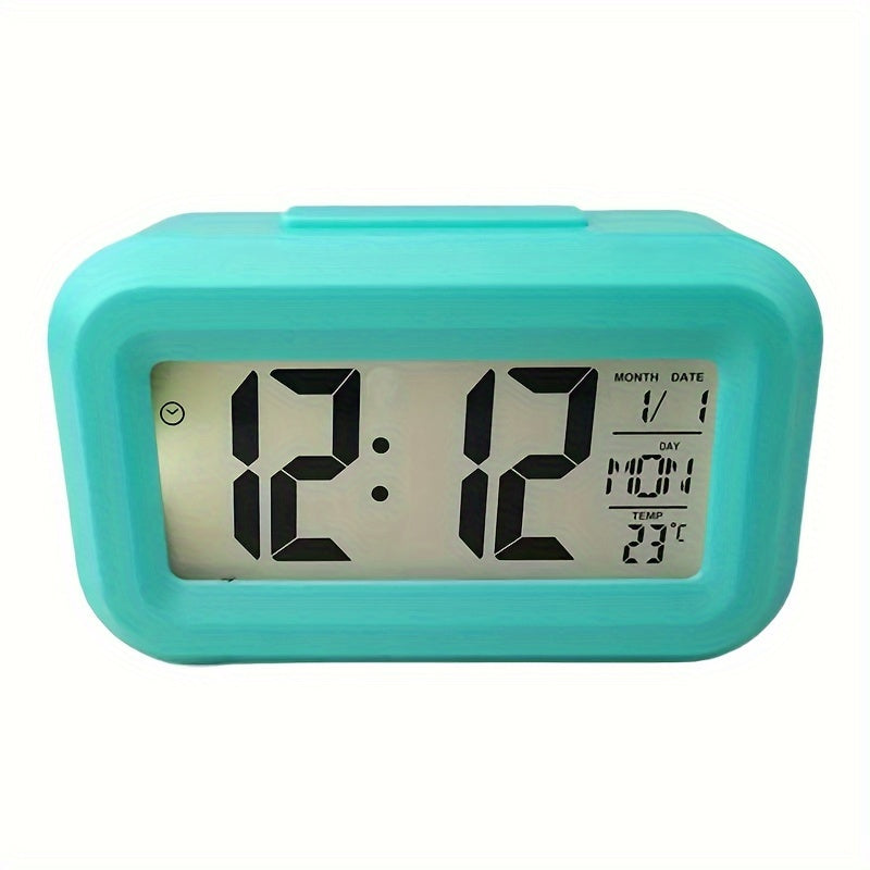 SmartAlarm - Mini LCD Wekker met Muziek en Temperatuurweergave
