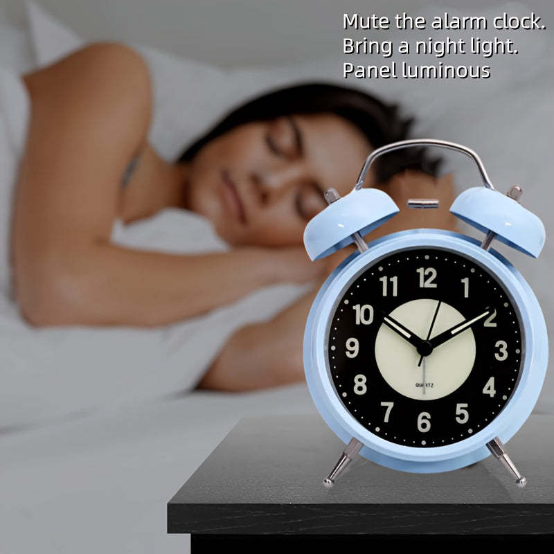 GlowClock - Stille Lichtgevende Wekker van Metaal