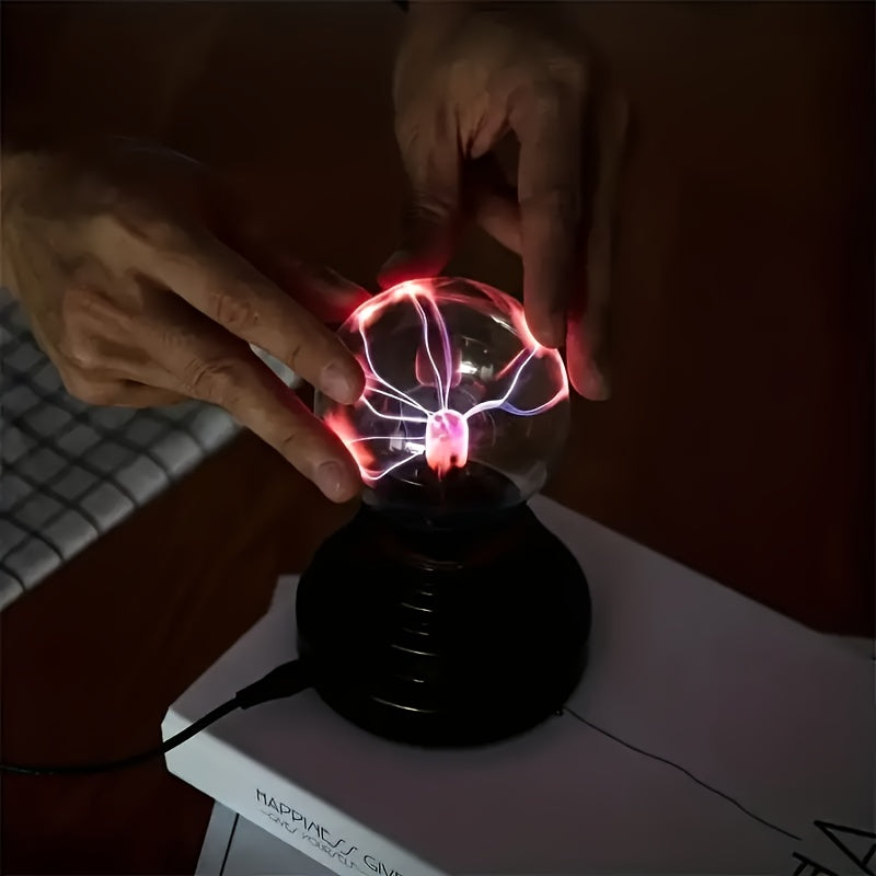 PlasmaGlow - Magische Interactieve Plasmabal met USB