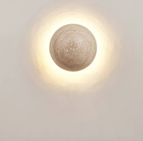 ZenGlow - Minimalistische Wandlamp in Wabi-Sabi Stijl