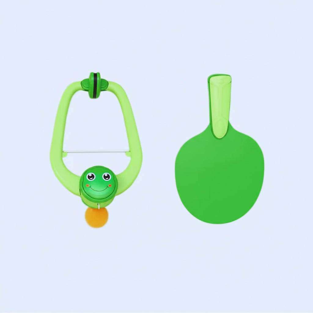 Conjunto de Jogo de Ténis de Mesa com Batentes e Bolas para Batente de Porta