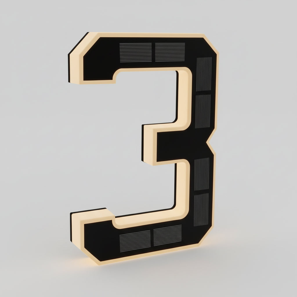 Solar Huisnummer Licht LED Display Waterdicht Zonne Energie Aangedreven