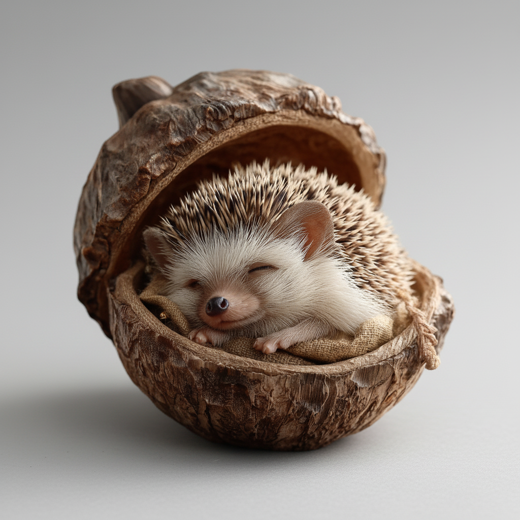 Woondecoratie Dierenbeeld Natuurlijke Resin Eikel Decoratie