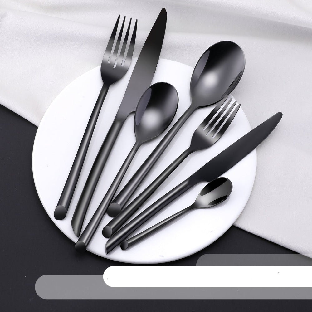 Luxe Zwarte Bestekset