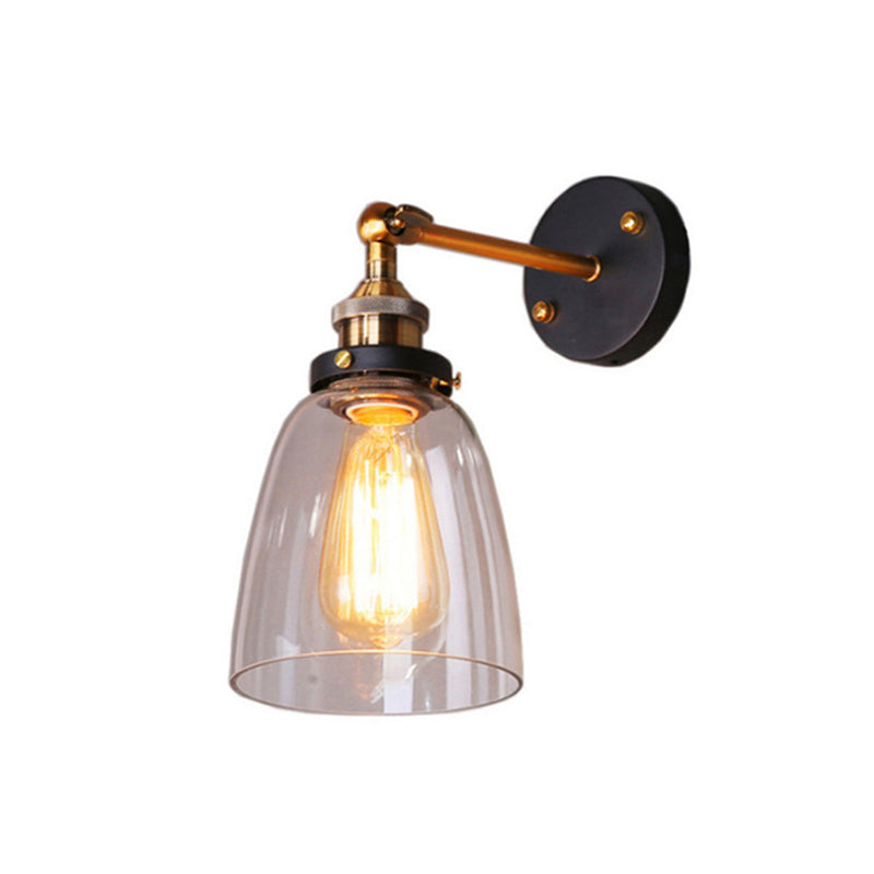 NoirLuxe - Modern LED Wall Lamp Black/Gold