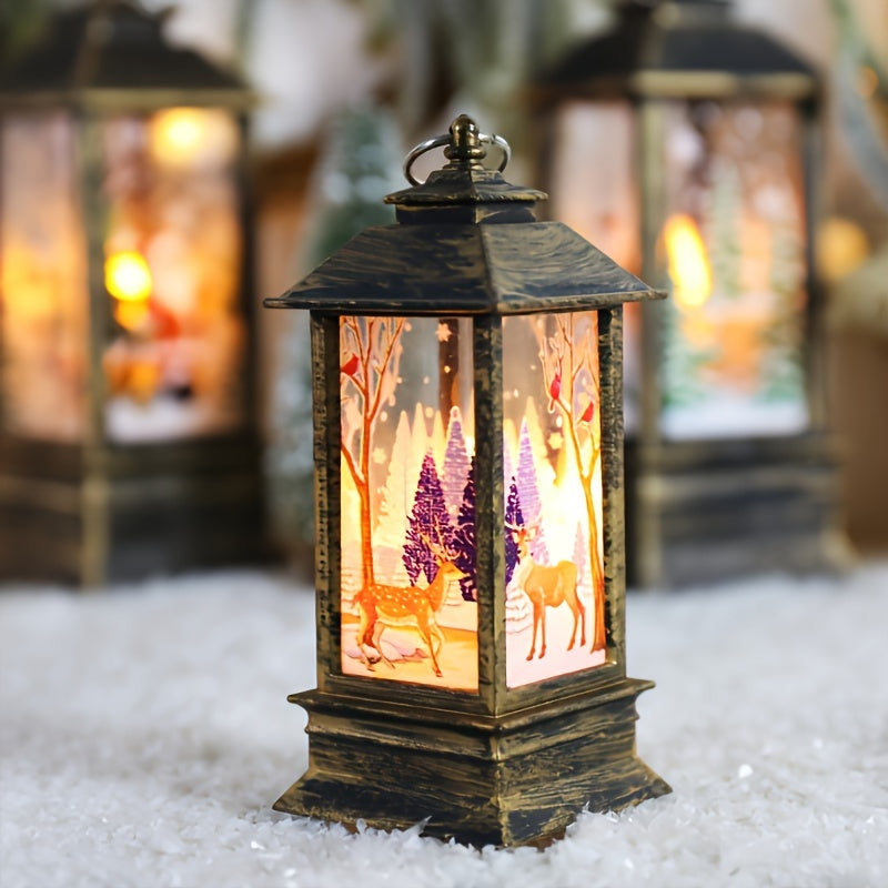 RetroKerst - LED Theelicht Kaarsen 3 Stuks