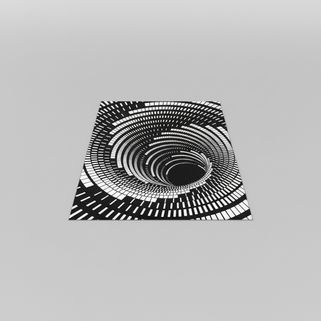 Deurmat 3D Illusie Geometrisch Antislip Hal Entree