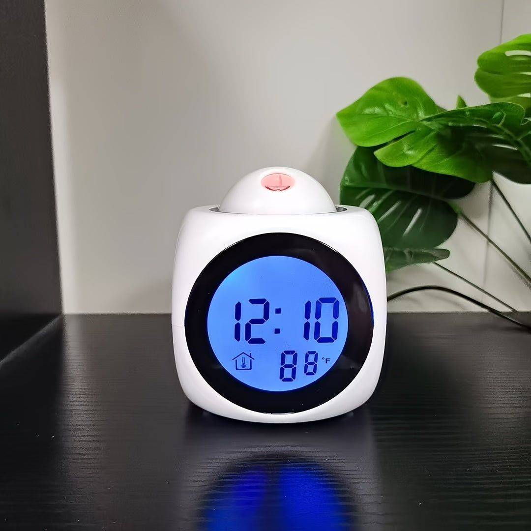 ProClock - Projection Alarm Clock with Music Alarm and Dual Alarm