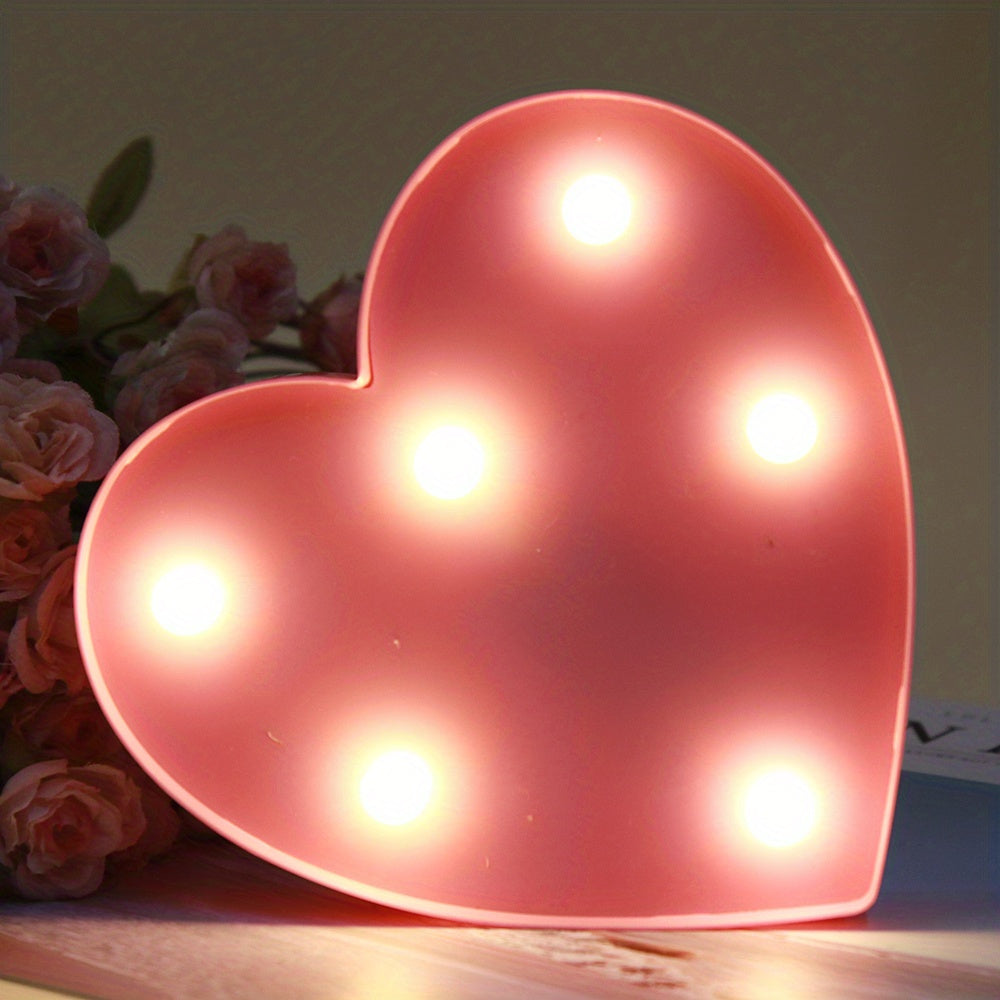 AlphaGlow - LED Decoratieve Letterlamp met Batterijvoeding