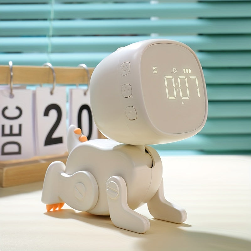 TimeDino - Slimme Cartoon Wekker met USB-Oplaadpoort