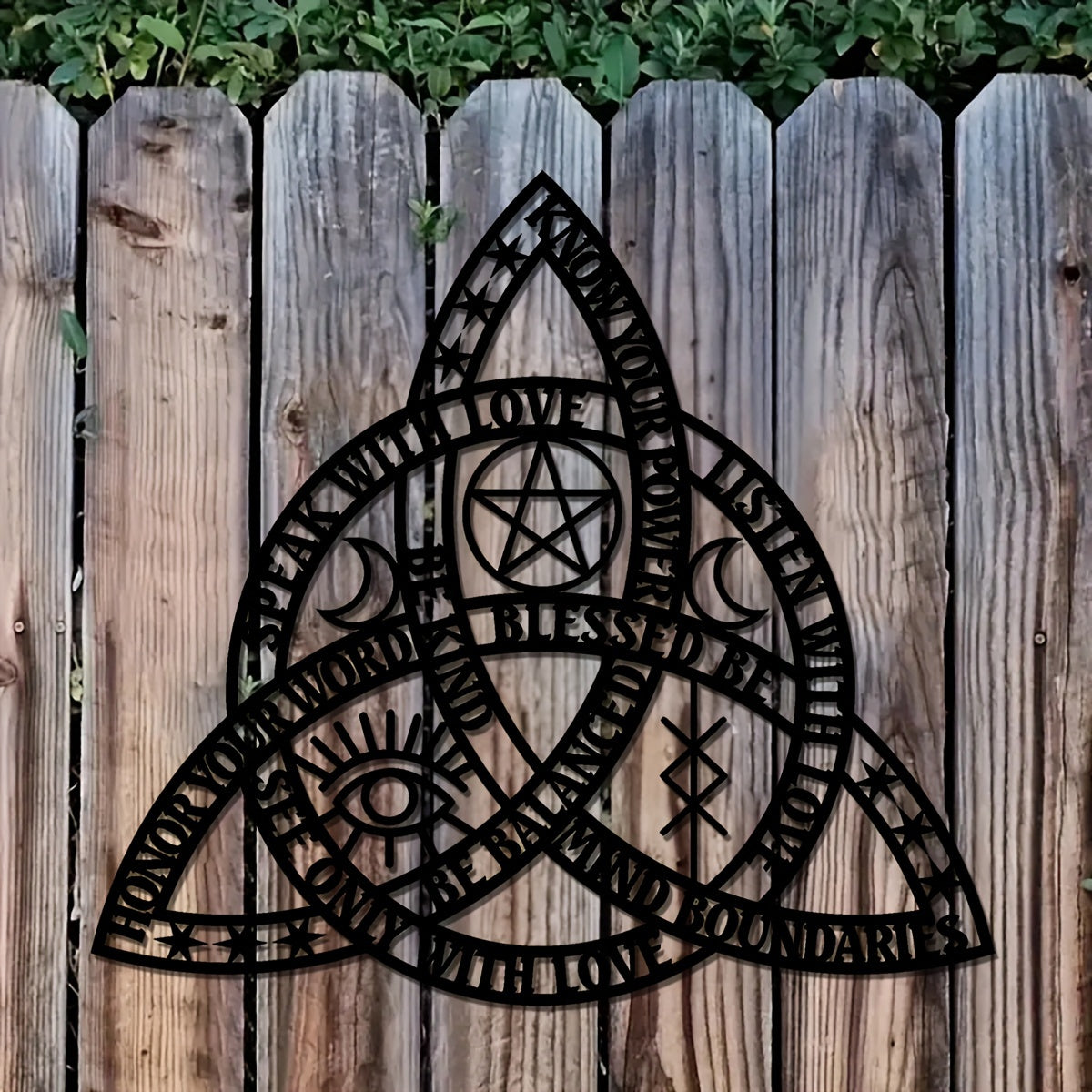 CelticKnot - Goede Heks Keltische Knoop Metalen Wandkunst