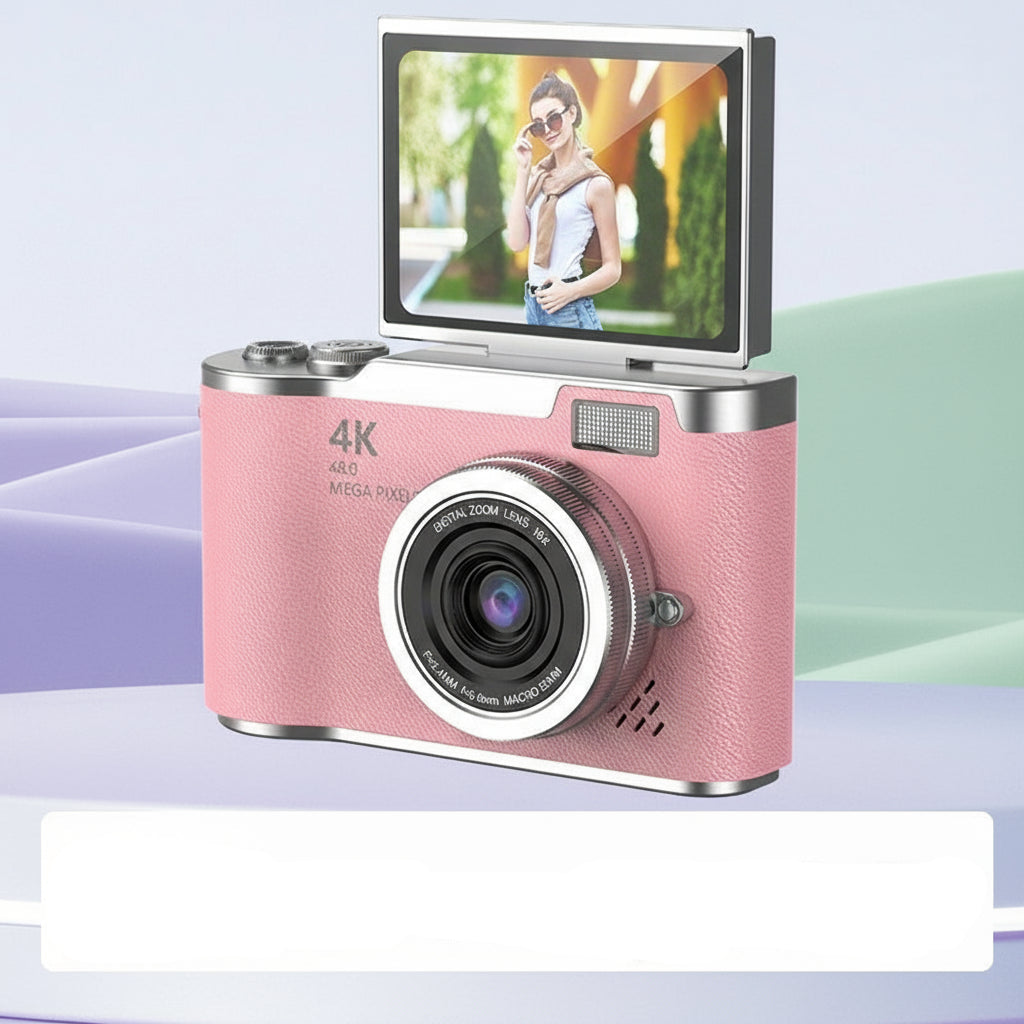 4K Digital Vlogging Camera Flip Screen Perfect Gift Adults - Image 16