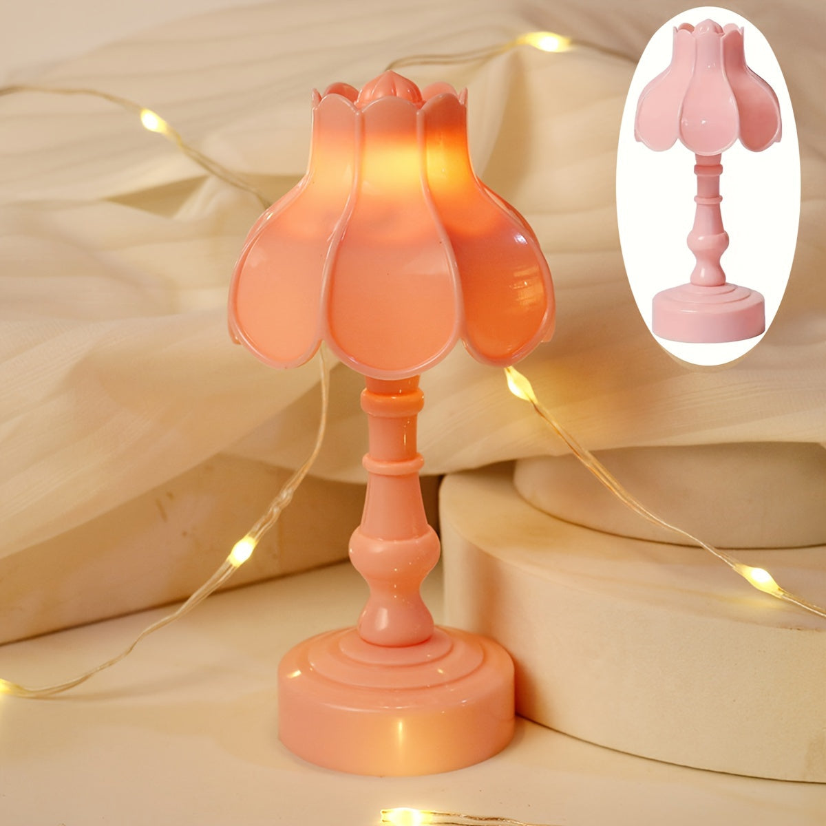 StarBloom - Bloemvormige Mini Bureaulamp voor Nachtdecoratie