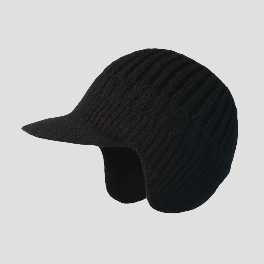 Muts Gebreide Beanie Klep Warm Winter Hoofddeksel