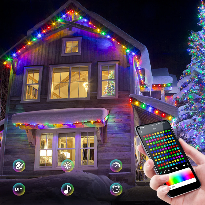 TwinkleGlow - Feestverlichting met RGBIC voor Kerst en Evenementen