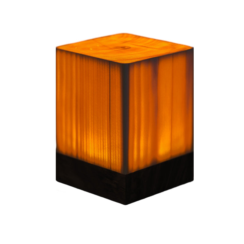 LumiHout - LED Tafellamp met Accu en Touch Control