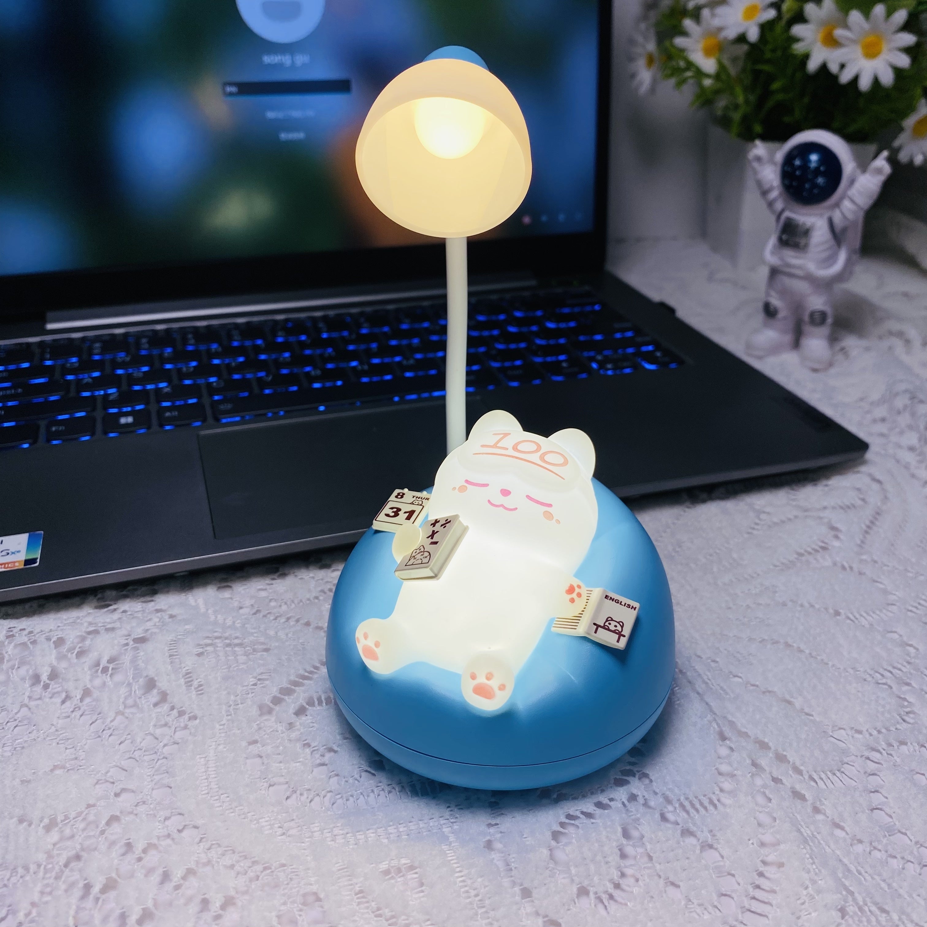 SleepyKitten - USB Oplaadbaar LED Kat Nachtlampje