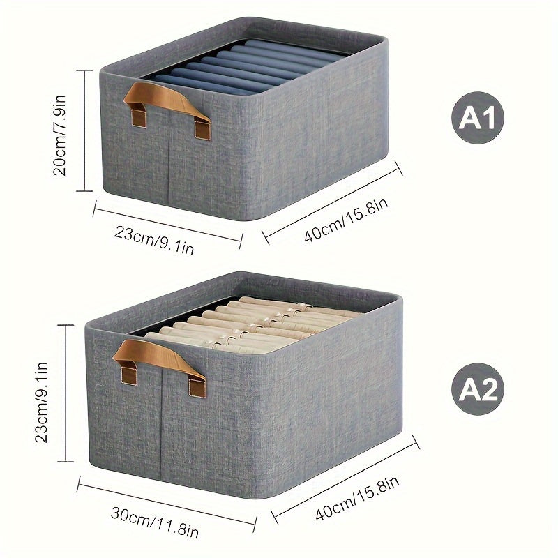Opvouwbare Stoffen Opbergboxen - Set van 2