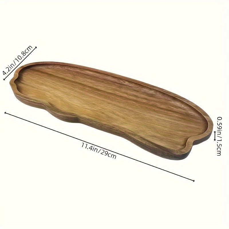 HoutenServeer - Acaciahouten Dienblad voor Eten & Decor | Uniek Ontwerp