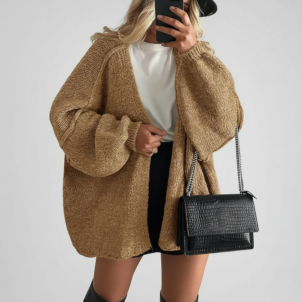 Jas Dames Teddy Fleece Oversized Winterjas Lange Mouwen