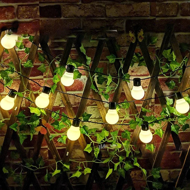 LumiString – Illuminazione Solare LED per Esterni, Illuminazione da Giardino a Risparmio Energetico per Terrazza e Balcone
