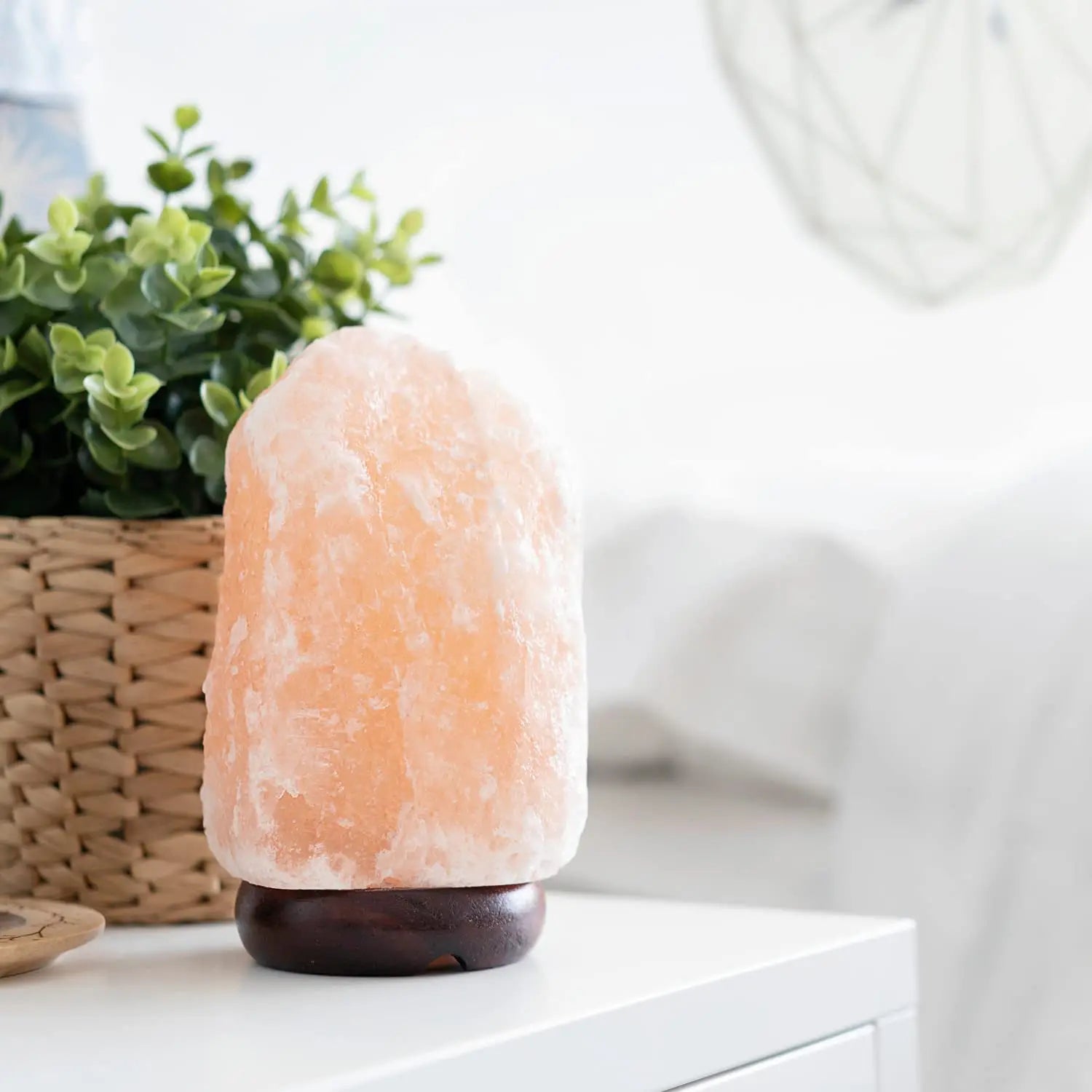 LumiSalt – Himalaya Zoutlamp van Natuurlijk Kristalzout, Rustgevend Licht