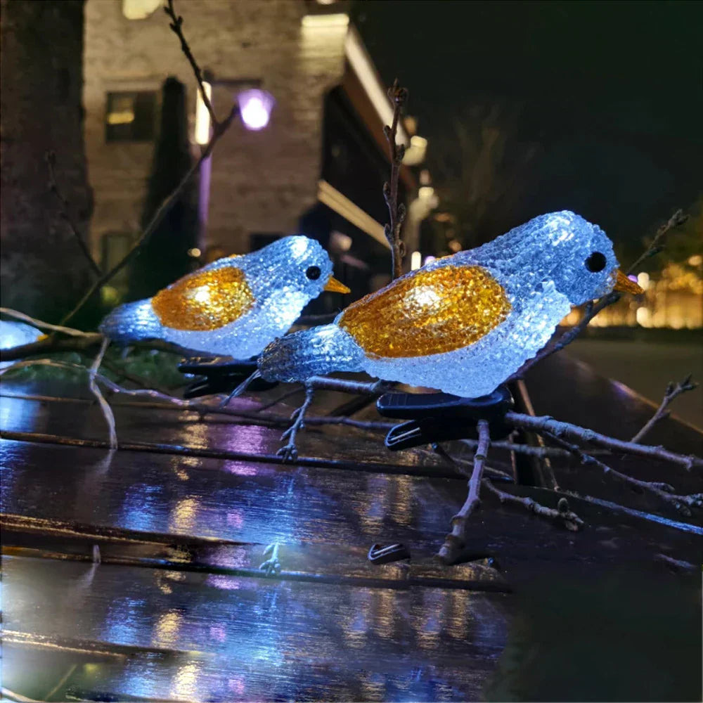 LumiBird – Catena Luminosa LED per Uccelli per Interni ed Esterni – Resistente alle Intemperie e Atmosferica