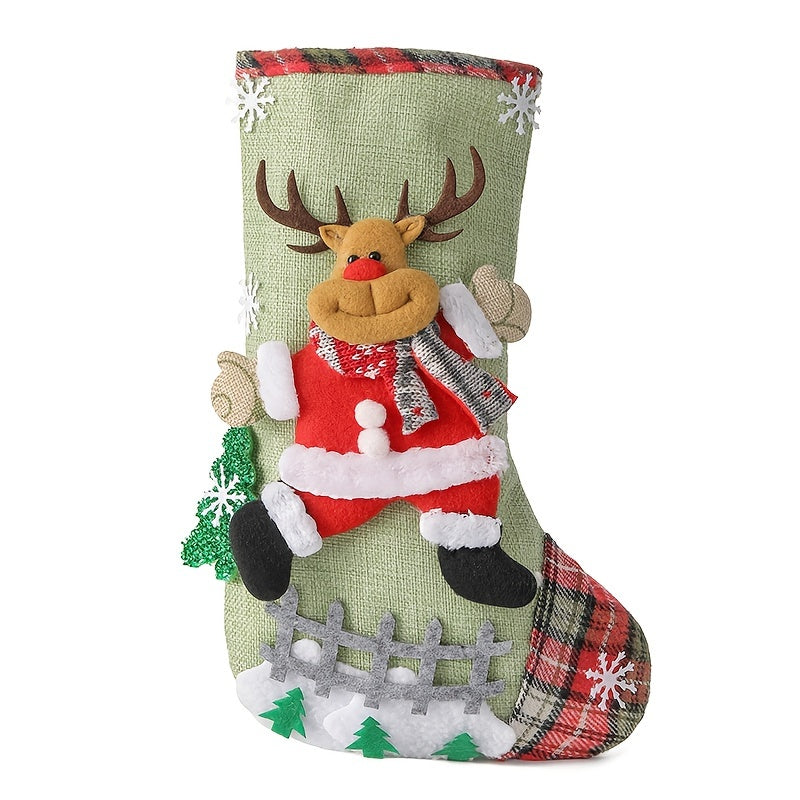 FestiveSocks - 4 Stuks Kerstsok Set