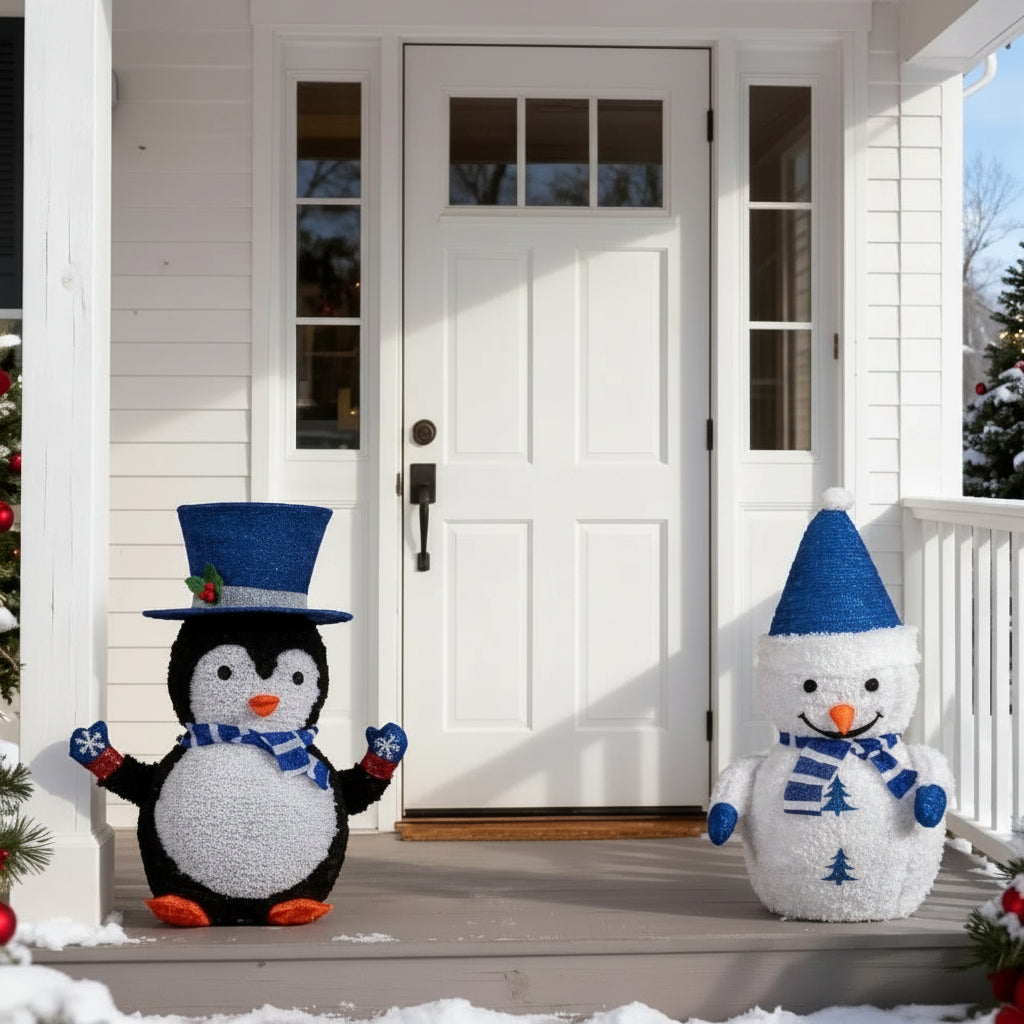 Lichtgevende Kerstman Tuindecoratie 90 LED Lichten