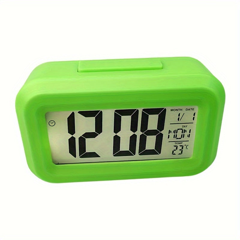 SmartAlarm - Mini LCD Wekker met Muziek en Temperatuurweergave